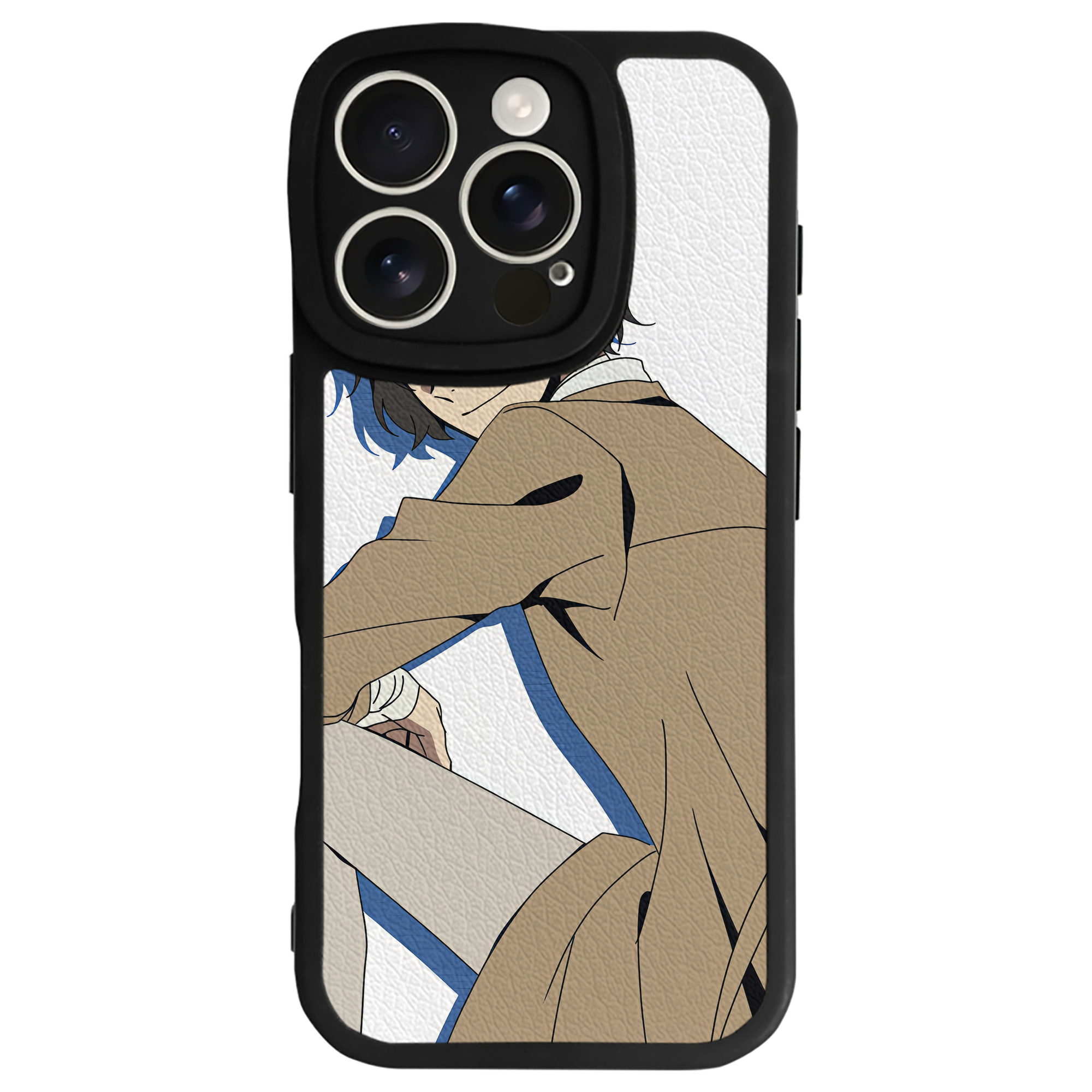 （画像用） 文豪ストレイドッグス Bungo Stray Dogs 【iPhone 16シリーズ対応】シリコンスマホケース（レザー調） 材質：シリコン